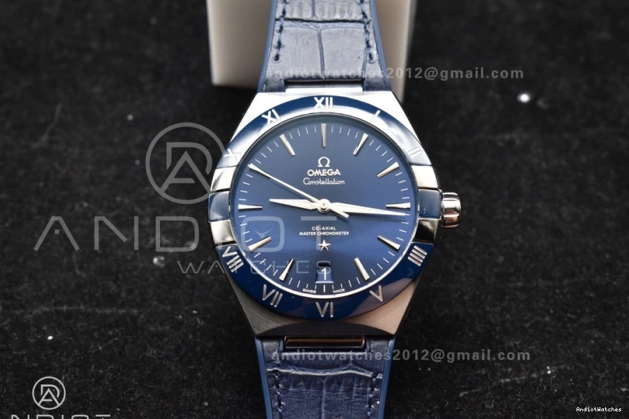 VSF A8900 Edition Clone Best Breathable on 546 Super Constellation Blue Strap Blue Ceramic Blue SS Dial Gummy 1:1 0912